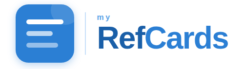 My Reference Cards Logo